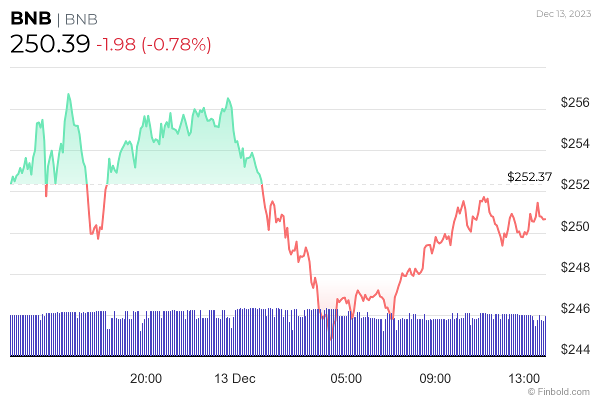 Google Bard Predicts BNB Price For January 1, 2024 | Block Journal